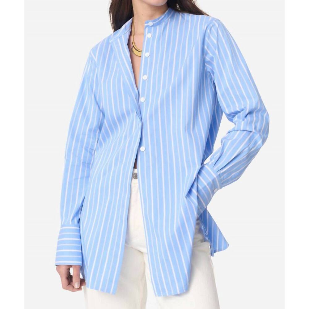 NEW VANESSABRUNO feline shirt in bleu